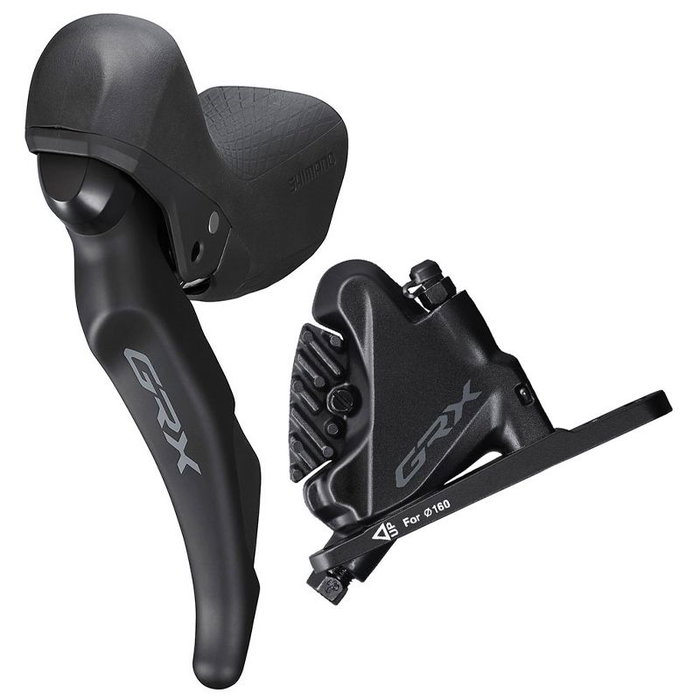 Shimano GRX ST-RX600 Izquierda Maneta Freno/Cambio 2V 1000 mm Pinza Delantera BR-RX400 Aluminio Negro Shimano GRX ST-RX600 Izquierda Maneta Freno/Cambio 2V 1000 mm Pinza Delantera BR-RX400 Aluminio Negro