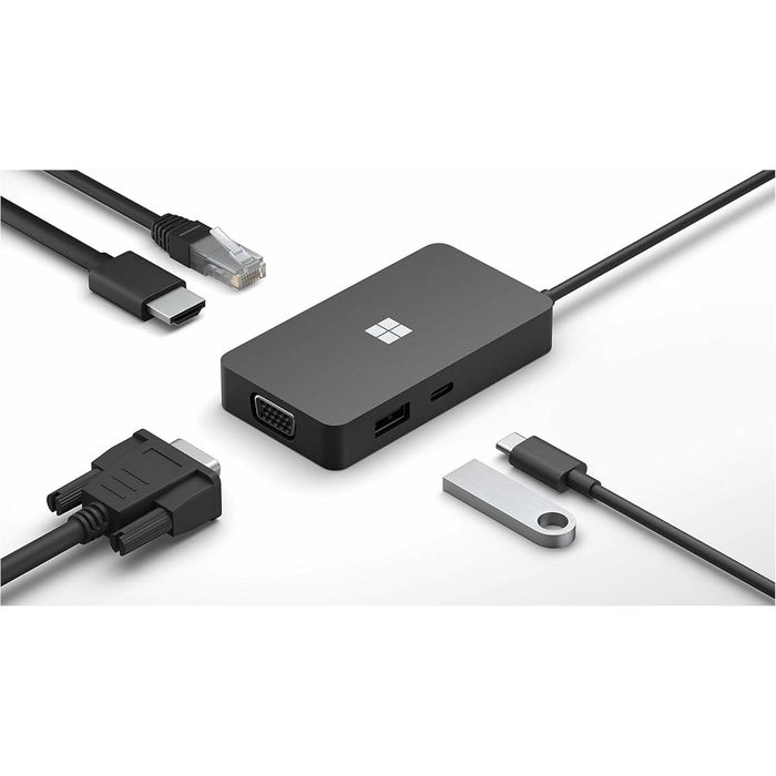 Hub USB Microsoft 161-00003 Negro Hub USB Microsoft 161-00003 Negro