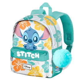 Disney Lilo y Stitch Mochila Joy + Accesorio Hawai Azul