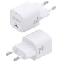 Aisens Cargador GaN 35W USB-C Blanco ASCH-35W1P022-W
