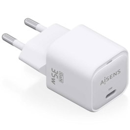Aisens Cargador GaN 35W USB-C ASCH-35W1P022-W Blanco
