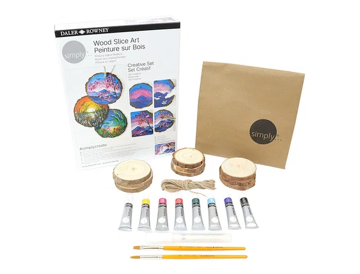 Daler Rowney Set de Pintura Simply Creativo para Madera