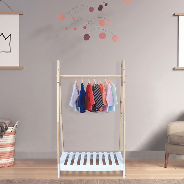 Home Deco Kids Perchero con Zapatero para Niños 70x40 cm