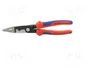 Knipex Alicates para instalaciones eléctricas 200 mm