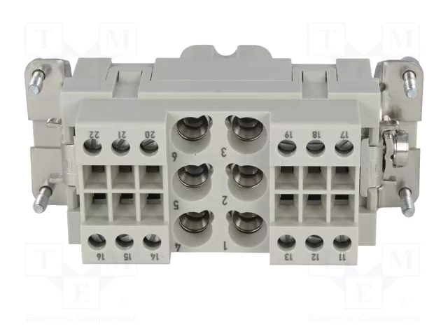 HARTING Han K 6/12 Pos. F Insert - Plantilla de contacto hembra HDC