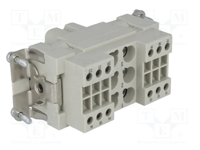 HARTING Han K 6/12 Pos. F Insert - Plantilla de contacto hembra HDC