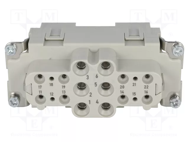 HARTING Han K 6/12 Pos. F Insert - Plantilla de contacto hembra HDC