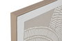DKD Home Decor Cuadro Lienzo Círculos Set de 2 (Beige y Blanco)