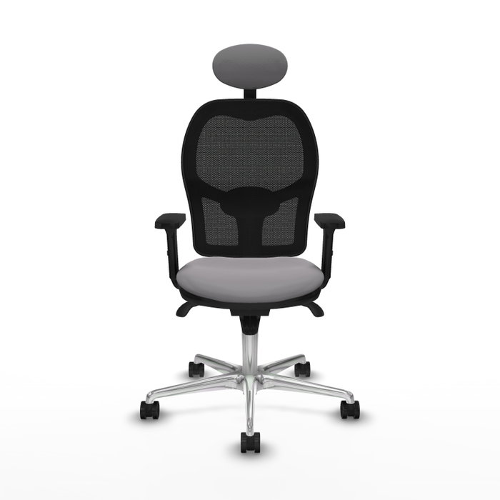 PIQUERAS Y CRESPO Silla de oficina Jorquera con mecanismo Sincro Gris y Negro PIQUERAS Y CRESPO Silla de oficina Jorquera con mecanismo Sincro Gris y Negro