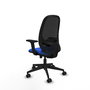 PIQUERAS Y CRESPO Silla de oficina Cilanco Azul con mecanismo Sincro/Traslack