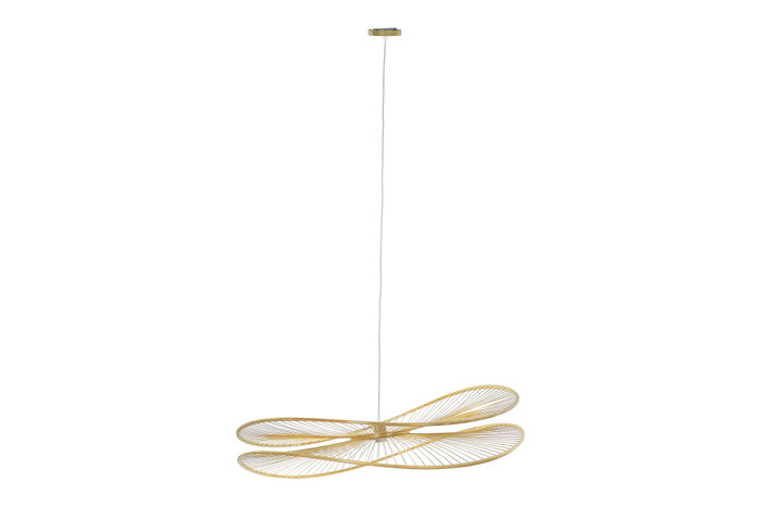 DKD Home Decor Lámpara Techo Bambú Natural 100 x 100 x 25 cm DKD Home Decor Lámpara Techo Bambú Natural 100 x 100 x 25 cm