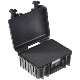 B&W Outdoor Case Type 3000 negro con inserción de espuma