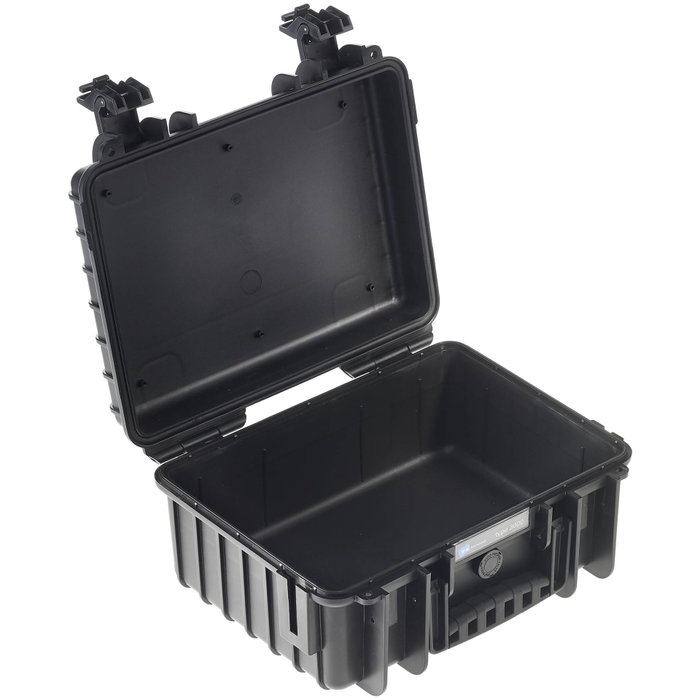 B&W Outdoor Case Type 3000 negro con inserción de espuma