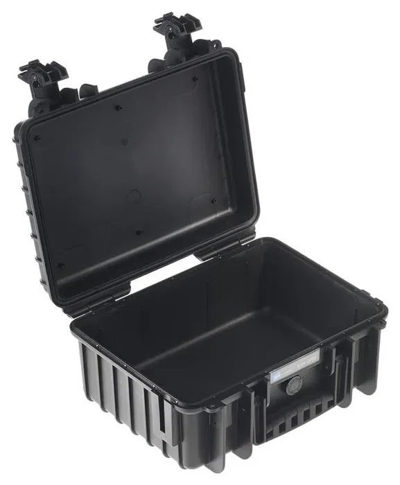 B&W Outdoor Case Type 3000 negro con inserción de espuma