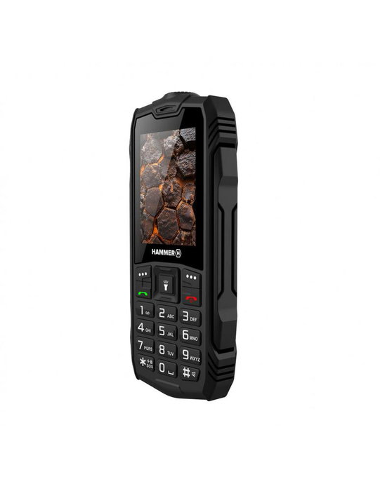Hammer Teléfono Móvil Rugerizado Rock 2.4 Pulgadas IP68 MIL-STD-810H Doble SIM Batería 3000 mAh Linterna LED VoLTE