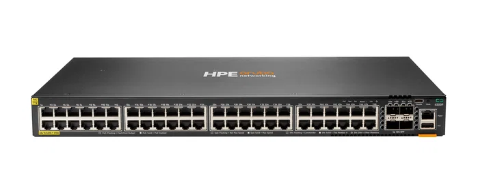 Hewlett Packard Enterprise HPE Aruba Networking CX 6200F 48G Class-4 PoE 4SFP+ 370W Switch