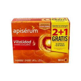 APISERUM Vit. Caps.- Pack 3M Cápsulas de Vitaminas