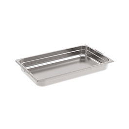 Rieber Cubeta GN 1/1-065, 7L con Asas, Acero Inoxidable para Almacenaje y Transporte Gastronómico