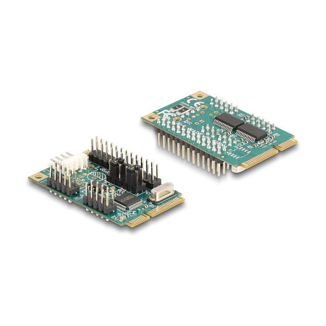 DeLOCK 95277 Tarjeta de interfaz Mini PCIe con 1 puerto paralelo y 2 puertos serie RS-232
