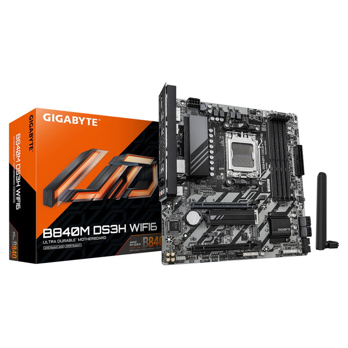 Gigabyte B840M DS3H WF6 Micro ATX DDR5 Wi-Fi 6