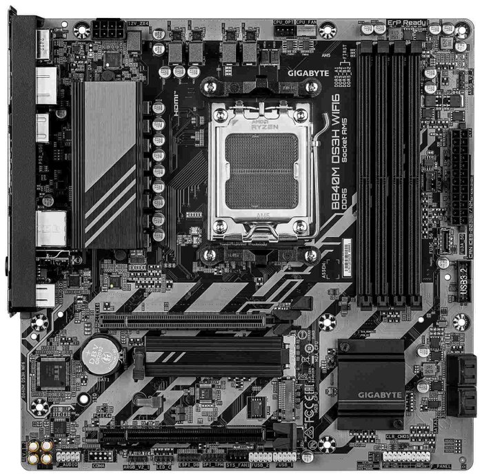 Gigabyte B840M DS3H WF6 Micro ATX DDR5 Wi-Fi 6
