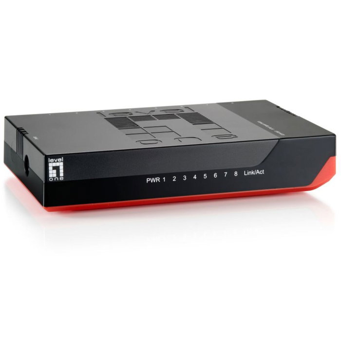Level One GSW-0807 Switch de red de 8 puertos Gigabit