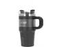 Antartik Taza térmica Pulse con asa y tapa hermética, 570 ml, Negro
