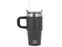 Antartik Taza térmica Pulse con asa y tapa hermética, 570 ml, Negro