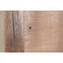 DKD Home Decor Armario de Mango y Metal Tallado Blanco