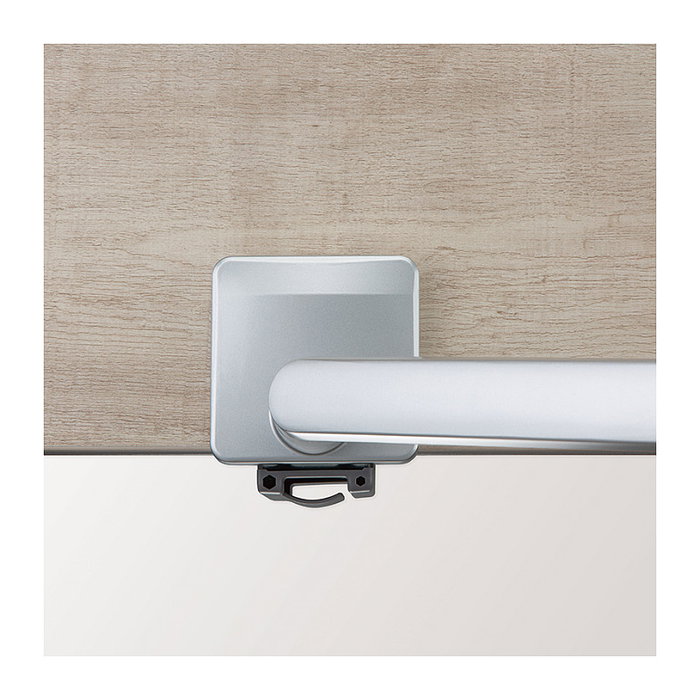 LogiLink BP0086 Soporte de Escritorio para Monitor de 32 pulgadas, Plata