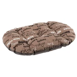 Ferplast Cama Relax 78 8 Cities Brown para Perros y Gatos