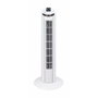 Grunkel Ventilador de Torre TF-DSG GR Blanco 50W con 3 Velocidades, Temporizador y Mando a Distancia