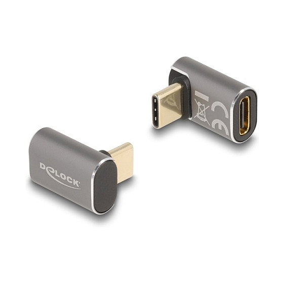 DeLOCK Adaptador USB Type-C 40 Gbps PD 3.0 100 W Angular Antracita DeLOCK Adaptador USB Type-C 40 Gbps PD 3.0 100 W Angular Antracita