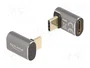 DeLOCK Adaptador USB Type-C 40 Gbps PD 3.0 100 W 8K 60 Hz Antracita