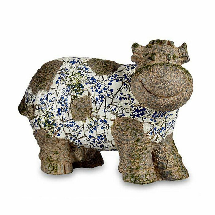 Figura Decorativa para Jardín Ibergarden Poliresina Vaca 18,5 x 33,5 x 46,5 cm (2 Unidades)