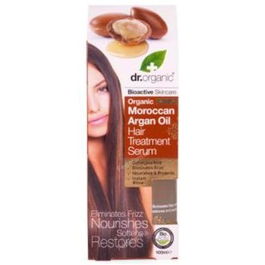 DR. ORGANIC Suero Tratamiento Capilar Aceite de Argán Marroquí 100ml - Nutre, Elimina el Encrespamiento y Aporta Brillo Intenso
