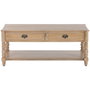 DKD Home Decor Mesa de Centro de Mango Marrón 110x60x45