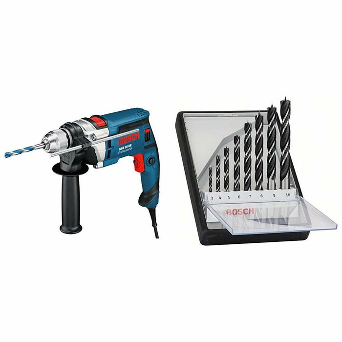 Bosch Professional GSB 16 RE + caja Taladro-destornillador de impacto
