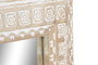 DKD Home Decor Espejo Blanco Natural Mango 4 x 121 x 83 cm
