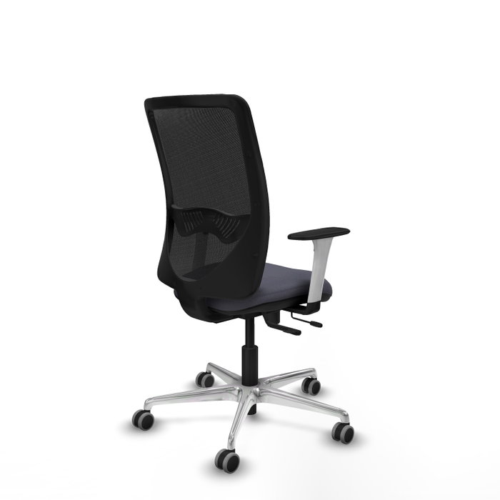 PIQUERAS Y CRESPO Silla de oficina Zulema Gris oscuro/Negro