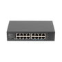 LANBERG RSGE-16 Switch No Administrado 16 Puertos Gigabit Ethernet 1U Negro