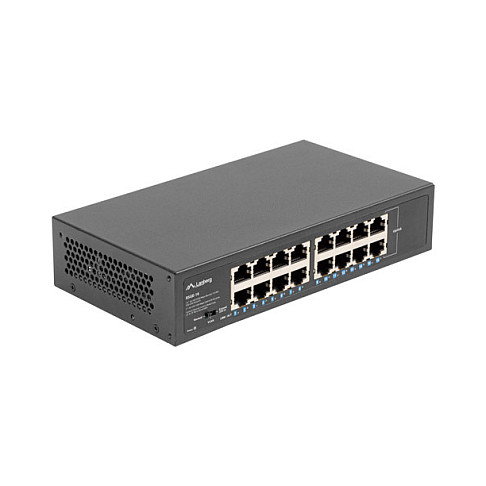 LANBERG RSGE-16 Switch No Administrado 16 Puertos Gigabit Ethernet 1U Negro LANBERG RSGE-16 Switch No Administrado 16 Puertos Gigabit Ethernet 1U Negro
