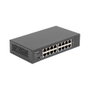 LANBERG RSGE-16 Switch No Administrado 16 Puertos Gigabit Ethernet 1U Negro