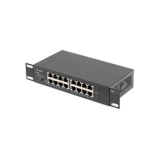 LANBERG RSGE-16 Switch No Administrado 16 Puertos Gigabit Ethernet 1U Negro LANBERG RSGE-16 Switch No Administrado 16 Puertos Gigabit Ethernet 1U Negro
