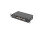 LANBERG RSGE-16 Switch No Administrado 16 Puertos Gigabit Ethernet 1U Negro