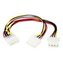 StarTech.com Adaptador Cable en Y Divisor Molex 4 Pines (1 Macho a 2 Hembras)