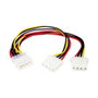 StarTech.com Adaptador Cable en Y Divisor Molex 4 Pines (1 Macho a 2 Hembras)