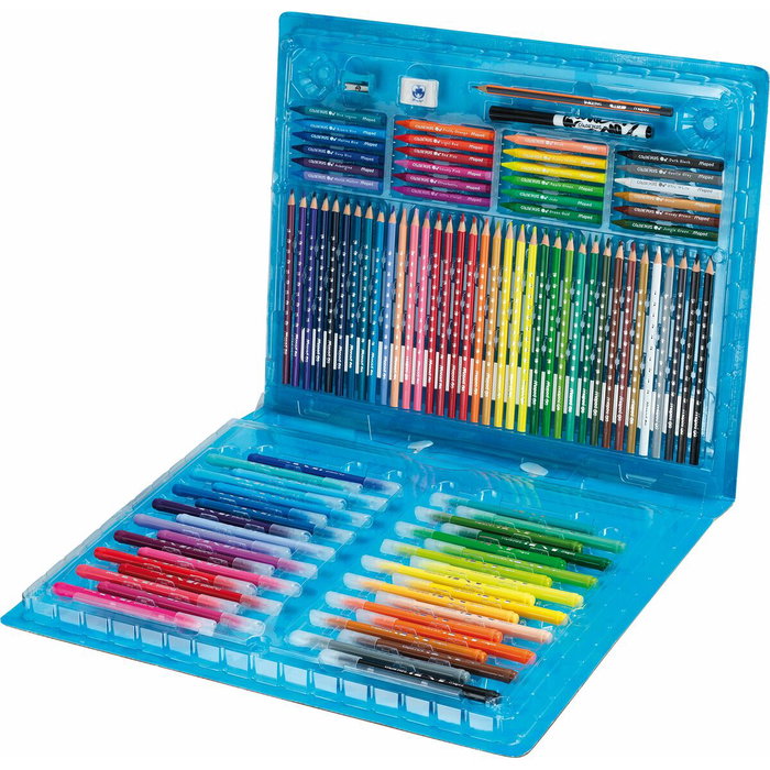 Maped Kit Color'Peps de 100 Piezas con Estuche con Asa, Surtido de Colores