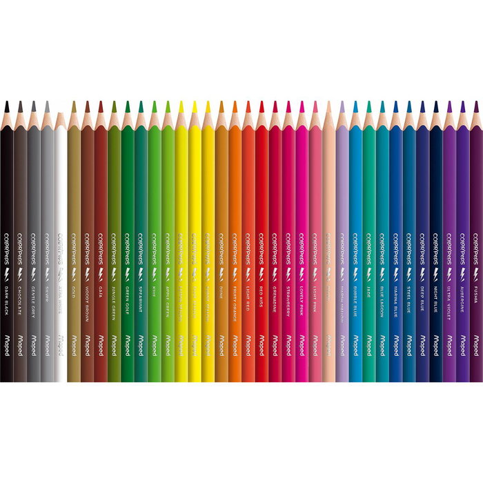 Maped Kit Color'Peps de 100 Piezas con Estuche con Asa, Surtido de Colores