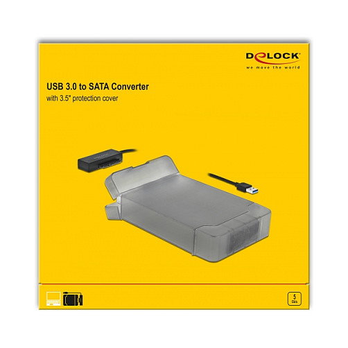 DeLOCK 64086 Conversor USB tipo A a SATA DeLOCK 64086 Conversor USB tipo A a SATA